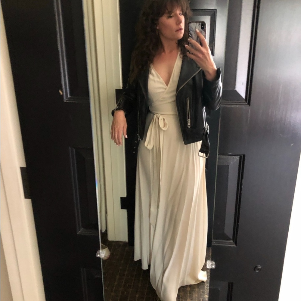 Kamperett Silk Wrap Dress - Picture 2 of 4